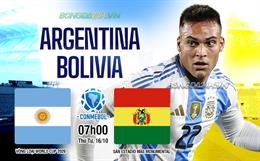 Nhận định Argentina vs Bolivia (07h00 ngày 16/10): Đè bẹp hiện tượng