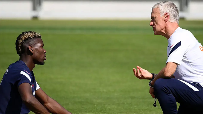 Deschamps để ngỏ cánh cửa trở lại ĐT Pháp với Pogba