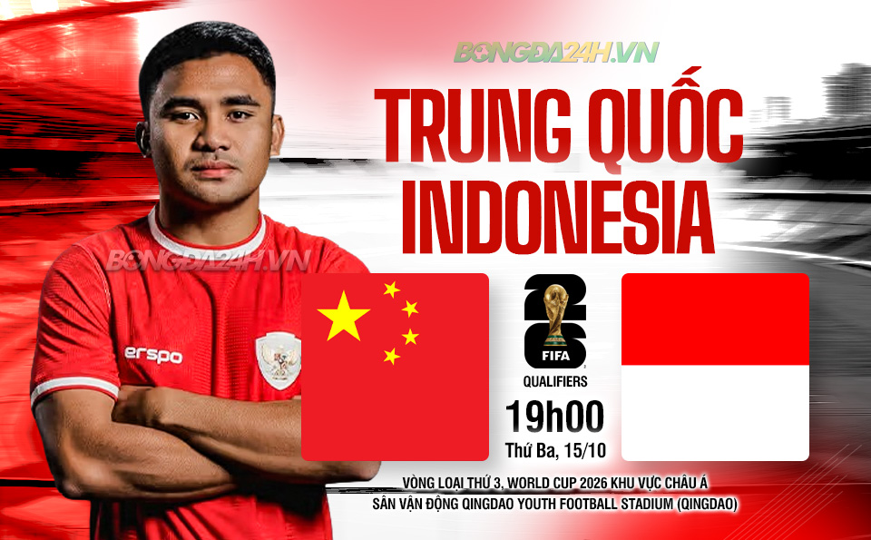 Nhan dinh Trung Quoc vs Indonesia